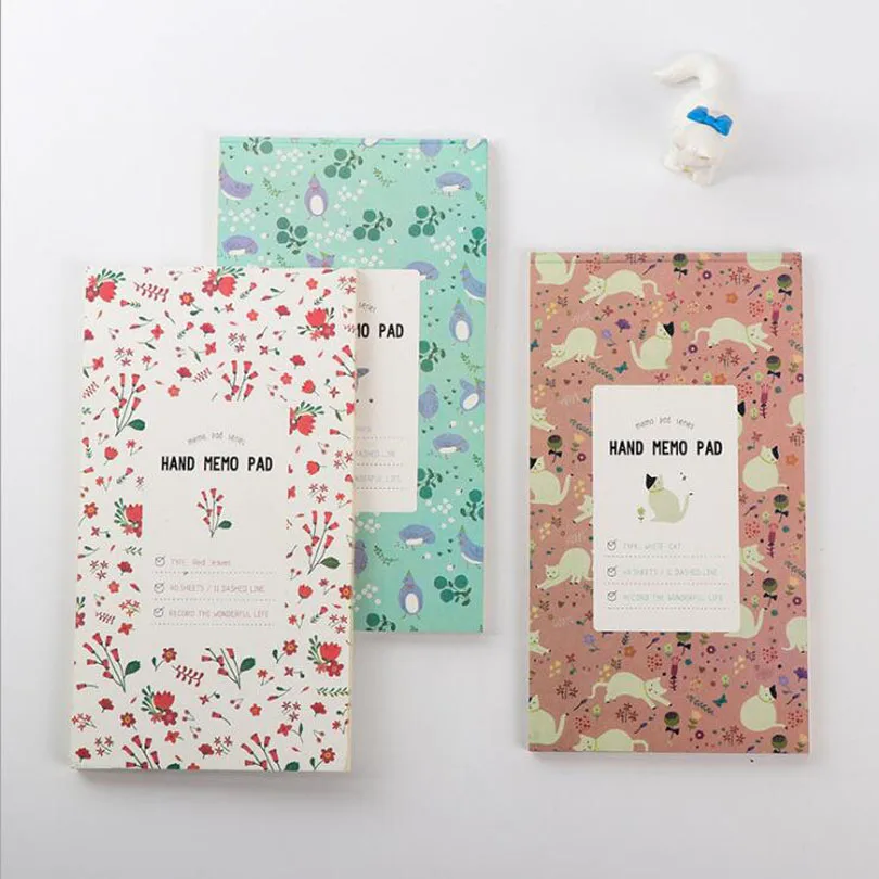 

15pcs/lot Japan cute small Cat landscape series notebook/Vintage DIY diary/pocket notepad Office school supplies GT251