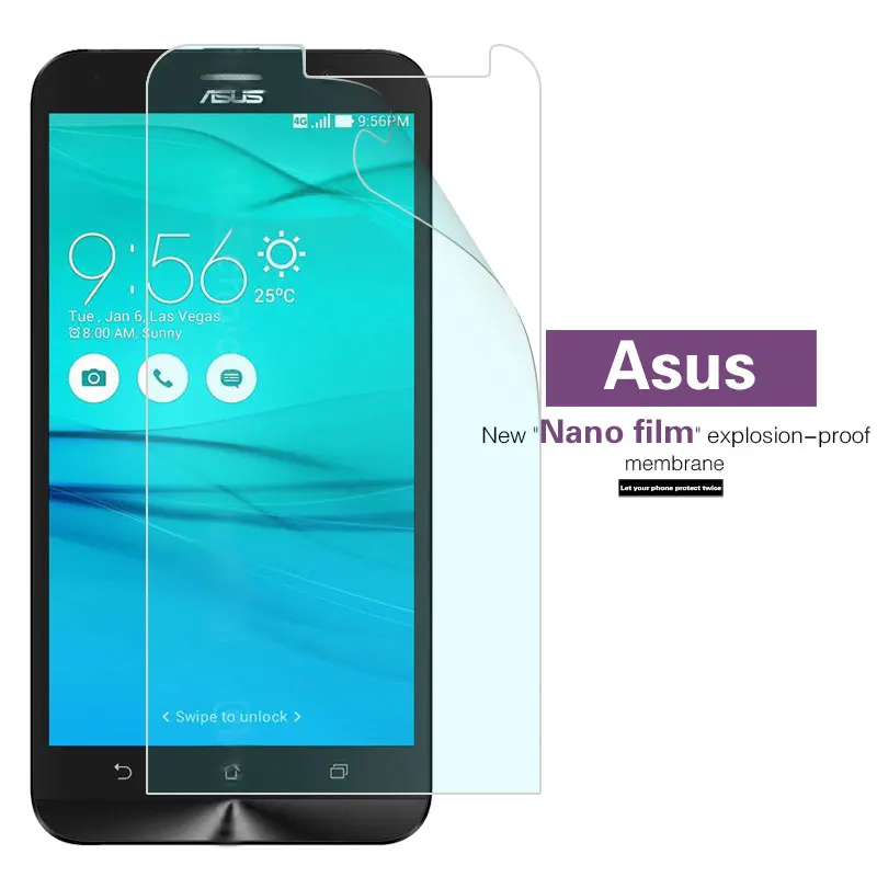 

Screen Protector Films For ASUS ZenFone Go Live ZB551KL ZB450KL ZB452KG ZC451TG ZB500KL Explosion-proof Nano Soft Film Cover