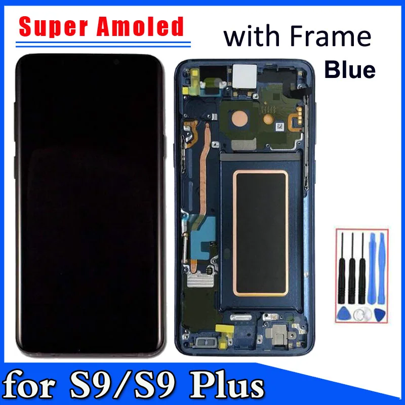 

100% Test OK For Samsung Galaxy S9 G9600 / S9 Plus G9650 Super AMOLED LCD Display Touch Screen Assembly