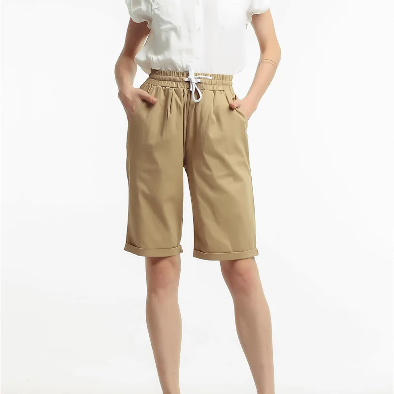 Buy 2018 Summer knee length pants new stylish female