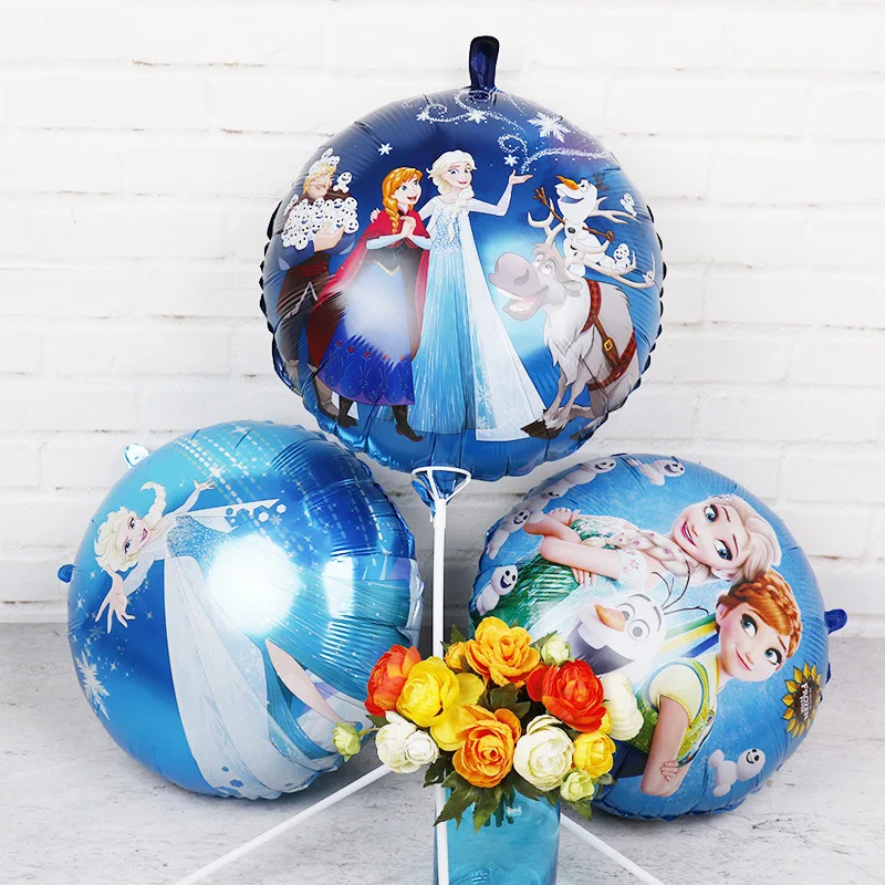 

50pcs 18" Cartoon Foil Balloons Anna Foil Ballon Girl Baby Shower Birthday Party Helium Ballonns Princess Luna Globos