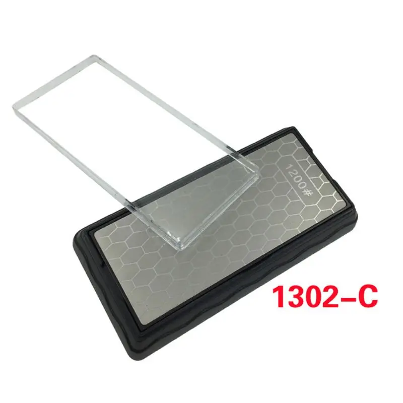 -1302C 600#/1200# каменный набор точильный камень с держателем нож точильный станок точильный камень Противоскользящий инструмент для кухни шеф-повара - Цвет: -1302C