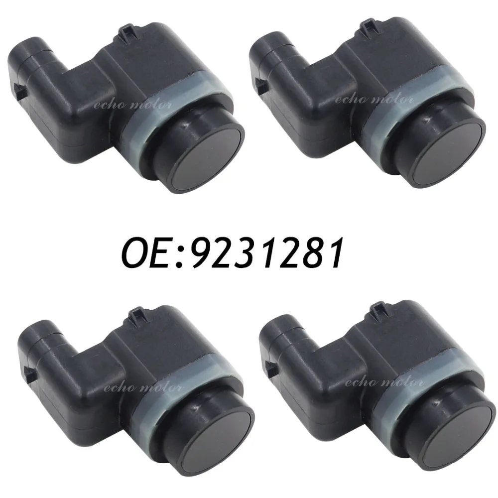New SET(4) 9231281 PDC Parking Sensor Bumper Object Reverse Assist