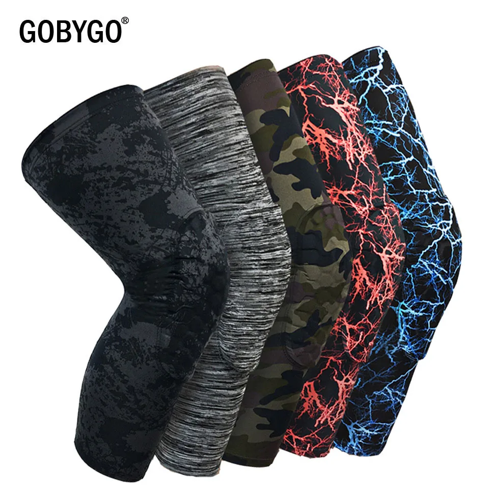 GOBYGO 1 قطع التمويه كرة السلة منصات الركبة حامي الرياضة سلامة الركبة العجل الساق كم سادة دعامة الركبة الحرس واقية نيباد GOBYGO 1 قطع التمويه كرة السلة منصات الركبة حامي الرياضة سلامة الركبة العجل الساق كم سادة دعامة الركبة الحرس واقية نيباد