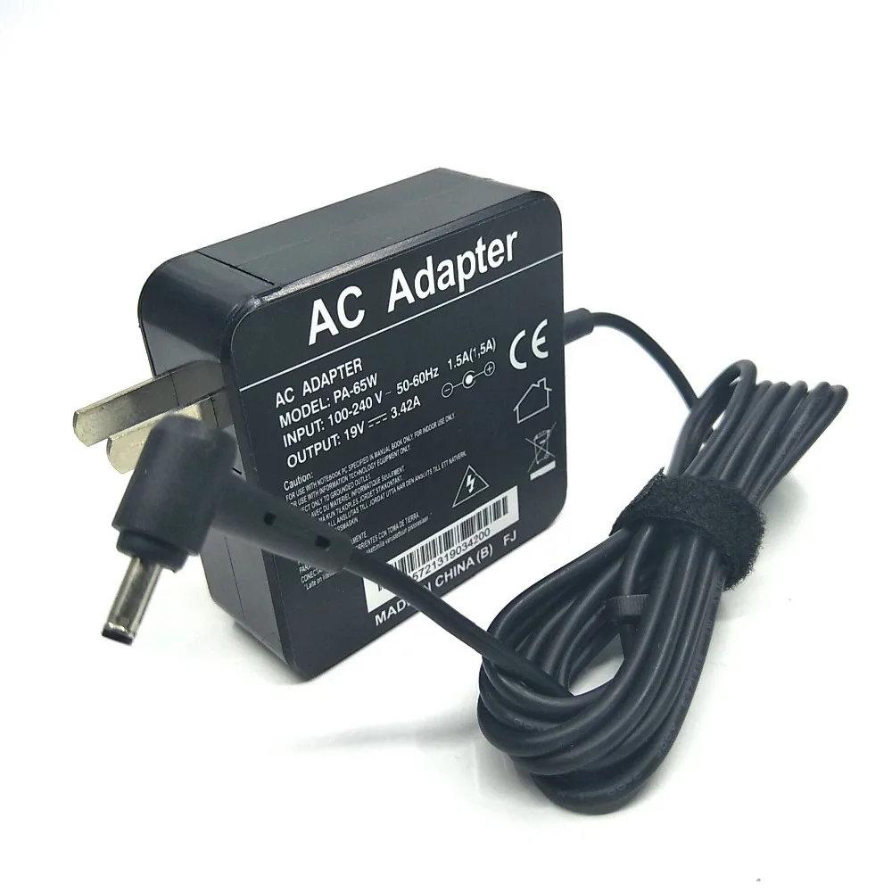 Адаптер переменного тока для ноутбука ASUS UX21A UX32A UX303 S200E U305F UX31A UX305 UX300 с US 19v3.42a 4 0 мм *