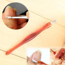 Косметика для ногтей Книги по искусству инструмент мертвой кожи вилка для удаления кутикулы пилинг Маникюр Портативный горячая