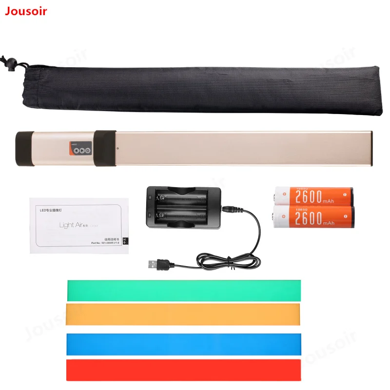

LED Fill lamp ice lantern photography Stick handheld soft light Portable external Pat portrait Scene Multicolor CD50 T03