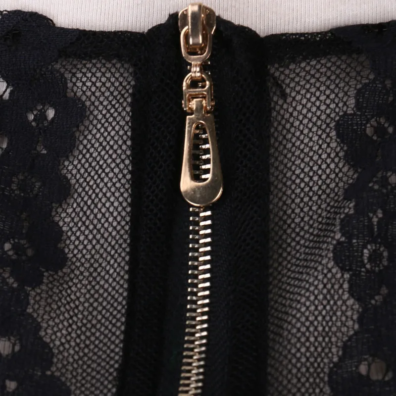 أزياء النساء ضئيلة الدانتيل فلور قميص المحاصيل قمم طويلة الأكمام بلوزة حجم S-XL