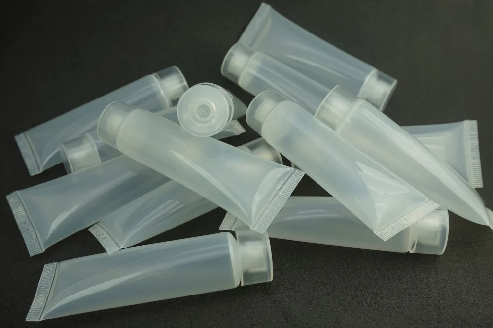 20PCS/Lot 15ML Empty Plastic Portable Tubes Squeeze Cosmetic Cream