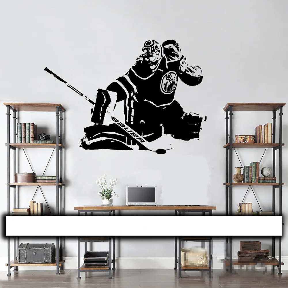 A very cool Hockey Goalie vinyl wall sticker art picture decoration for