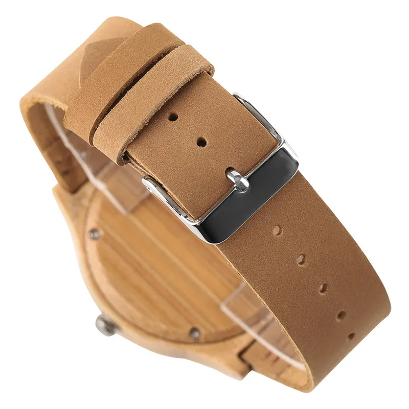 Casual Men Women Wooden Watch Novel Vortex Non-pointer Sport Bamboo Wristwatch Geek Concept Young People Wood Clock Cool Gifts (19)