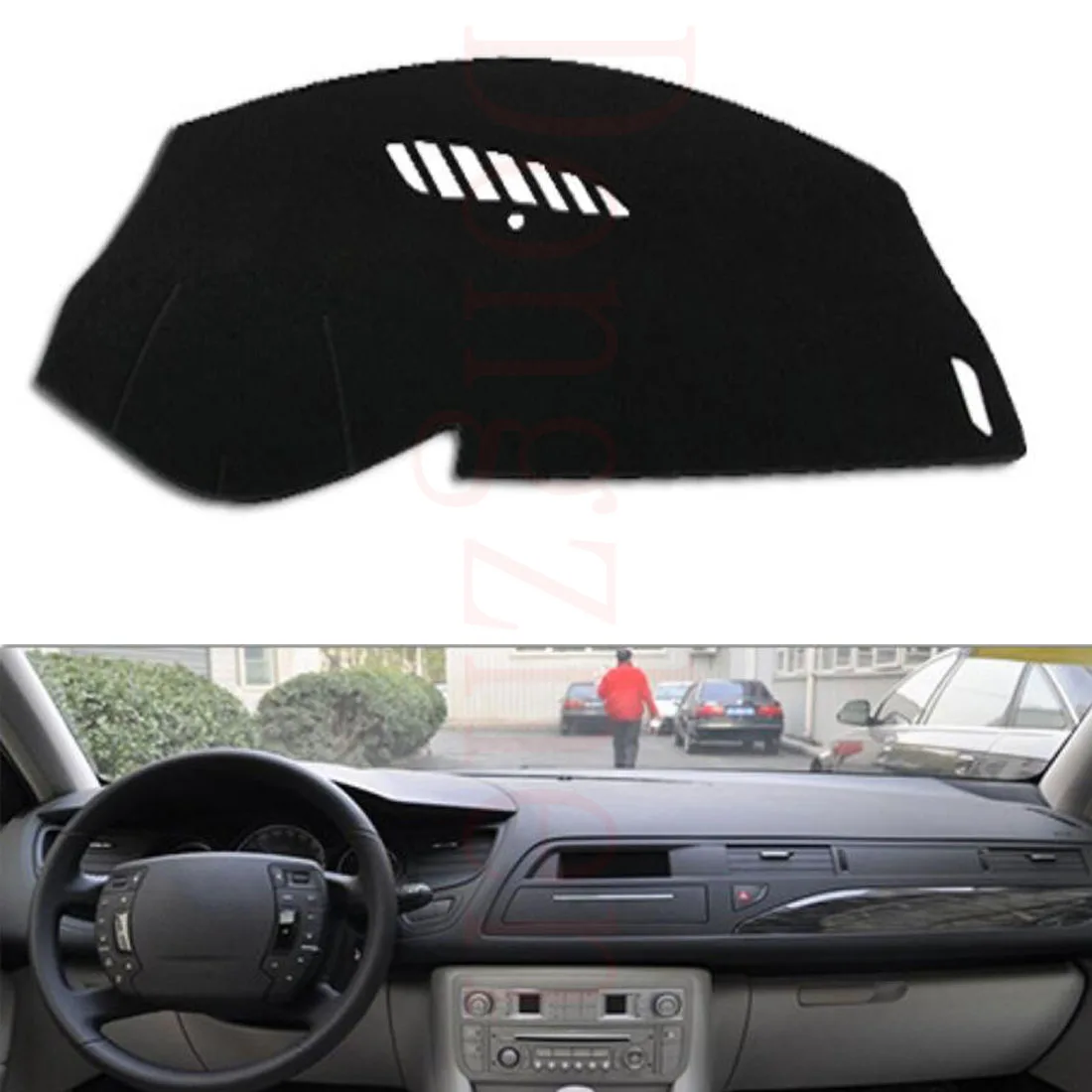 

Dongzhen Fit For Citroen C5 2010-2016 Car Dashboard Cover Avoid Light Pad Instrument Platform Dash Board Cover