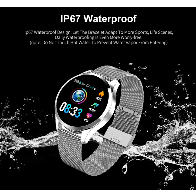 Роскошные Смарт-часы для мужчин, пульсометр, кровяное давление, спортивные фитнес-часы, женские цифровые часы, IOS, Android, Iphone, Smartwatch