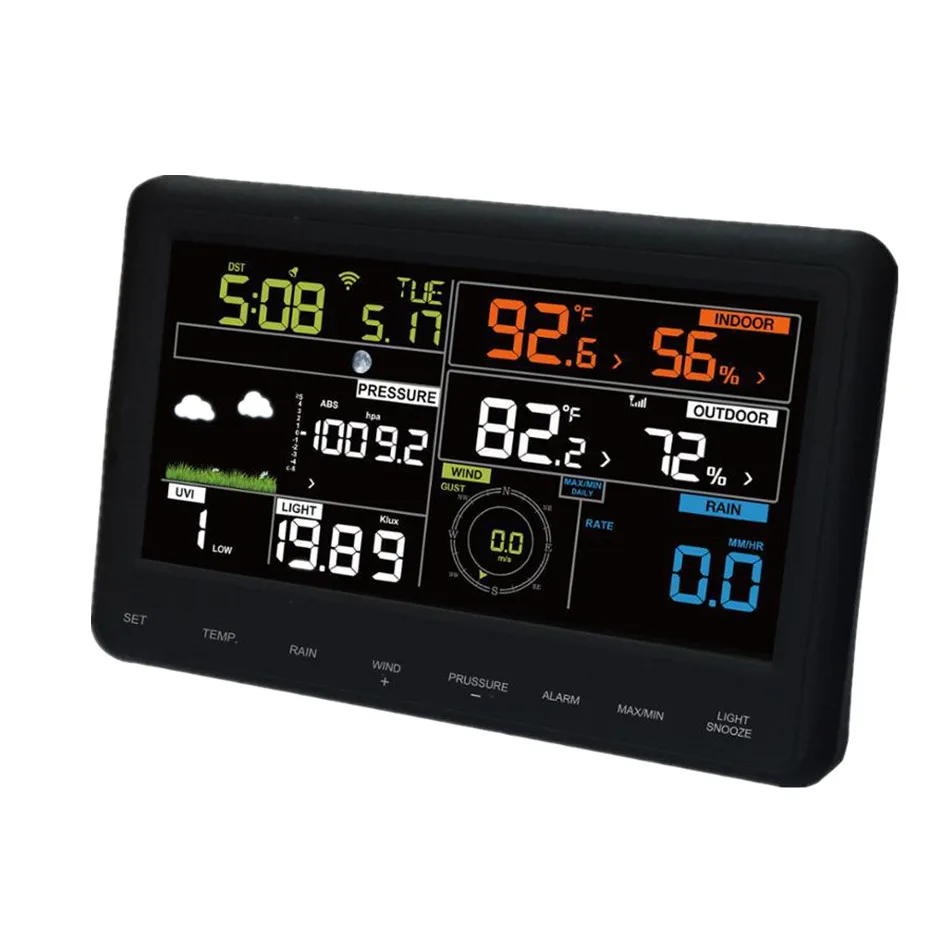 

WH2950 Solar Weather Station Can Be Connected To PC 433MHz Professional Wireless Meter Forecaster