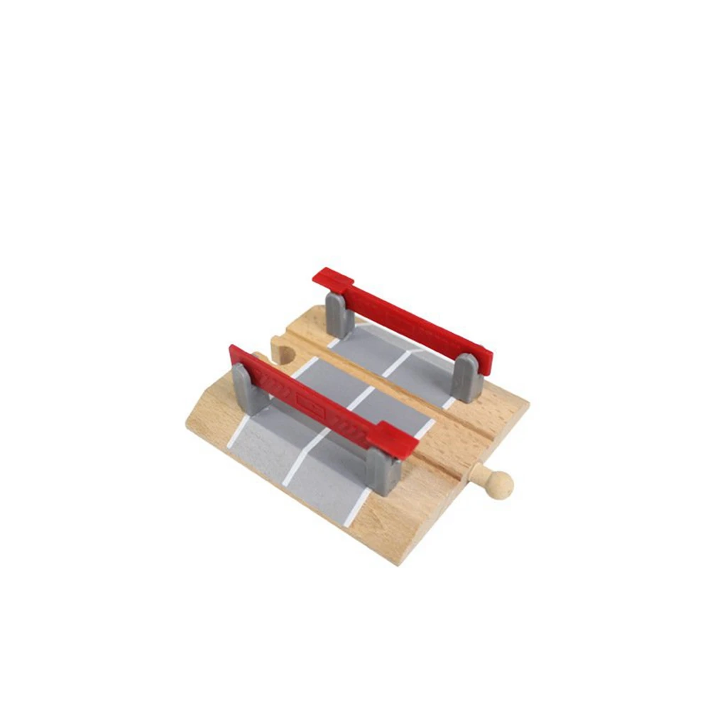 wooden train crossing