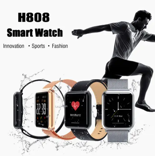 

Waterproof Sport Smart Watch Blood Pressure Heart Rate Monitor for iOS Android