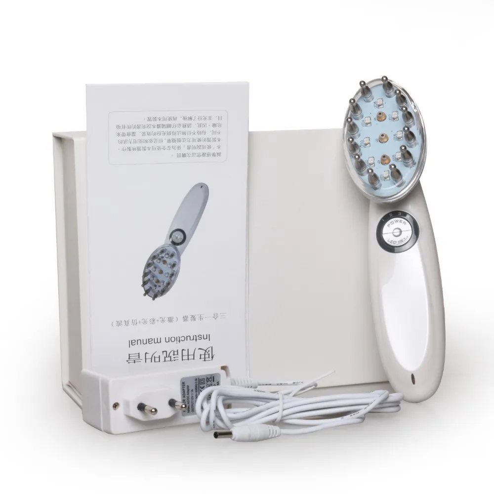 led photon therapy laser hair Growth massage comb4