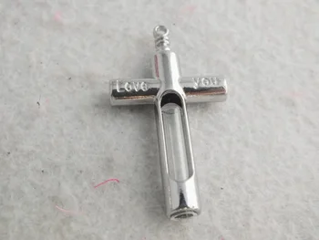 

100pcs/lot Cute Mini Clear Resin Stopper Glass Bottles Vials Jars Containers Small Wishing Bottle pendant charms A-2762