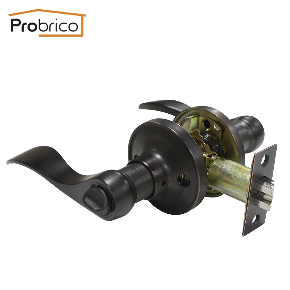 Probrico Security Door Lock Stainless Steel Safe Lock Oil Rubbed Bronze