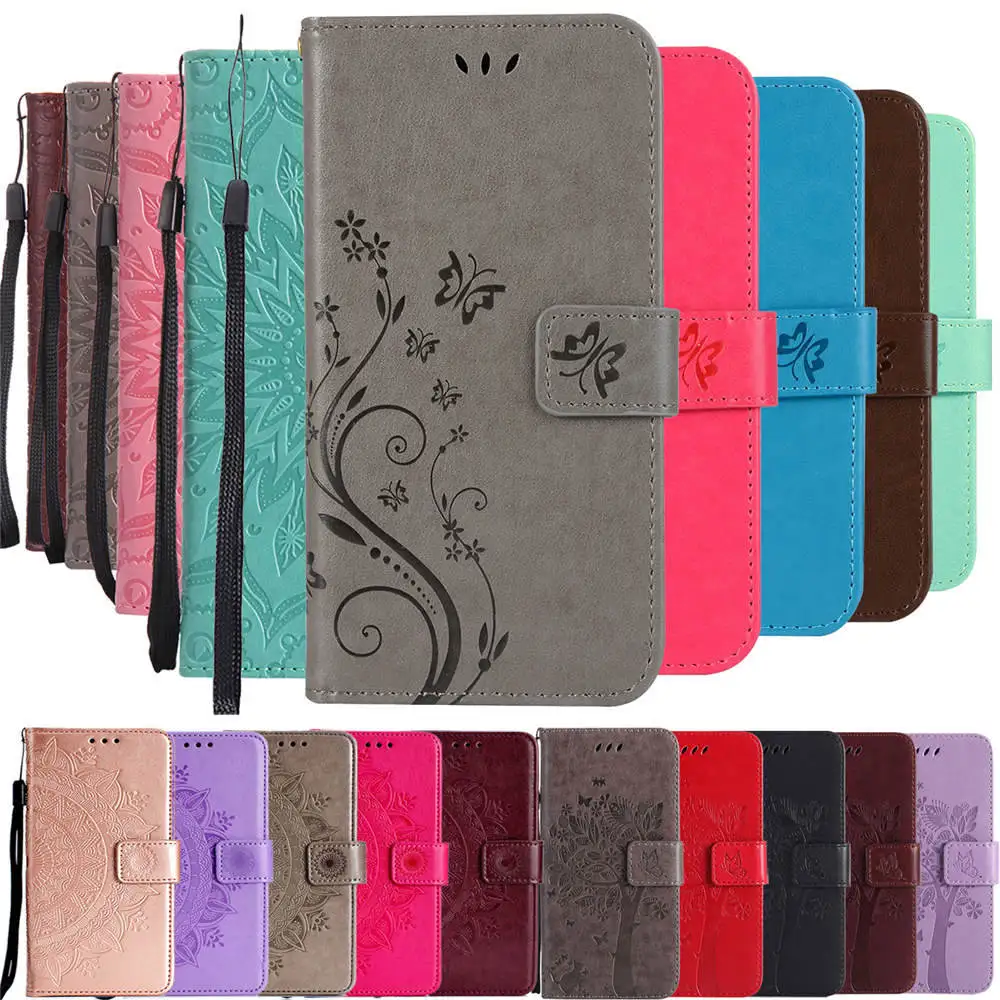 

Y7 2019 DUB-LX1 Magnetic Flip case for huawei y7 prime 2019 DUB-L21 y7 pro 2019 Embossed Pattern Leather Wallet Stand Cover Case
