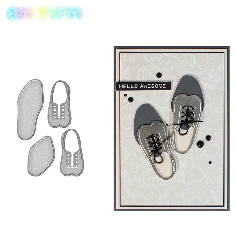 

Men's shoes Metal Cutting Die Stencils for DIY Scrapbooking album Decorative Embossing Hand-on Paper Cards