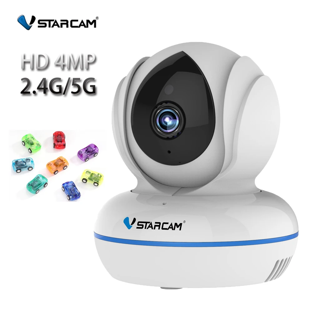 

Vstarcam 4MP Full HD WiFi Camera 2.4G/5G Wi fi Baby Monitor Camera Pan/Tilt Video Surveillance Security IP Camera H.265 p2p