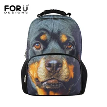 FORUDESIGNS/мужской рюкзак с животным рисунком собаки, дорожные сумки на плечо для подростков, для мальчиков, дорожные мужские повседневные сумки, сумка-рюкзак