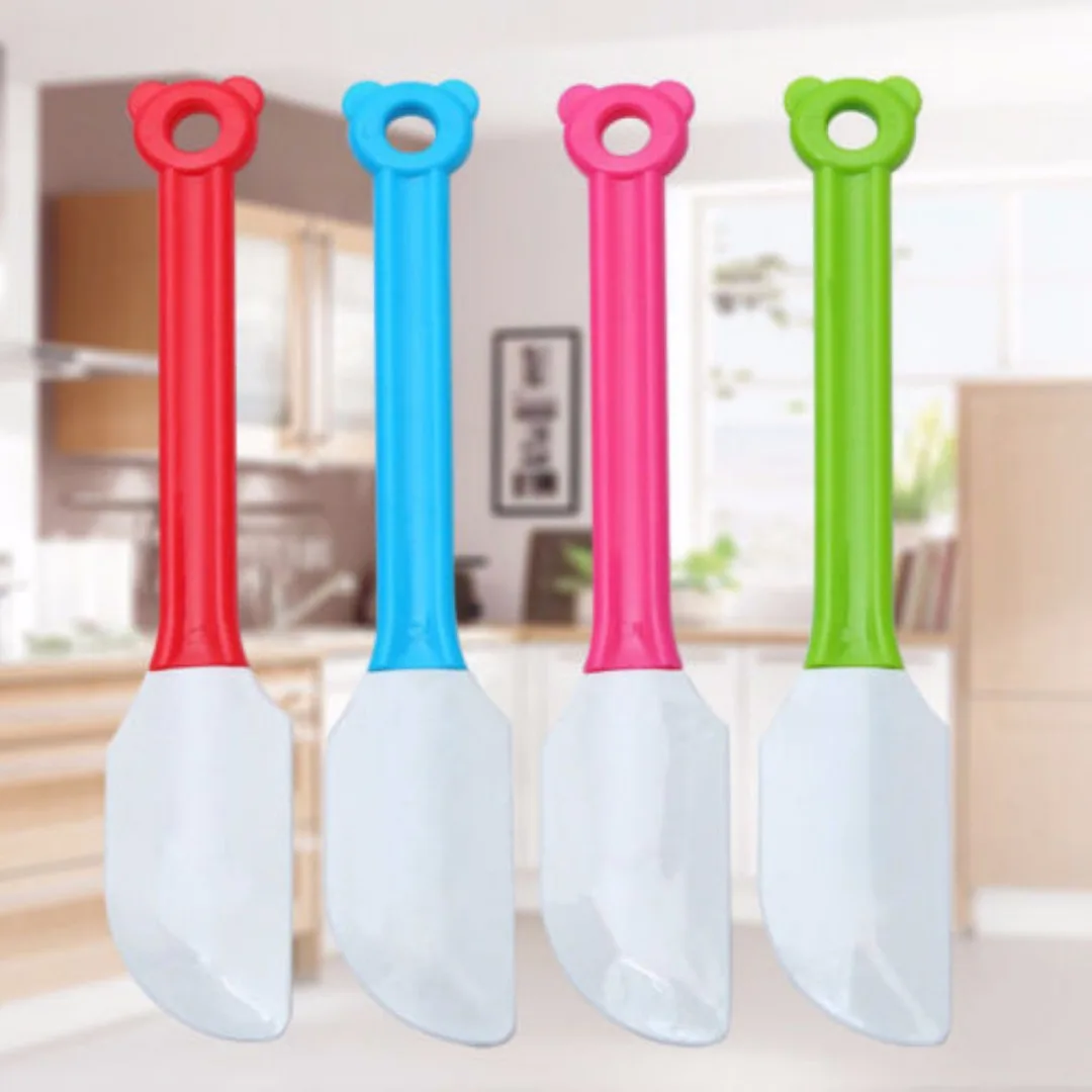 Soft Silicone Cake Cream Mixing Butter Spatula Baking Scraper Kitchen Gadget