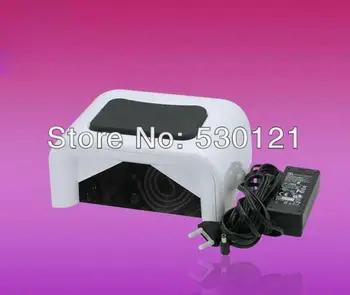 

Free Shipping Genuine H3 60W 110v-240v White CCFL LED Nail Dryer with Timer, Sensor, Voltage Adapter