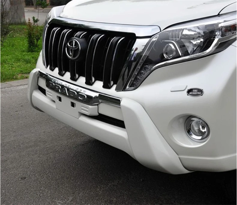 Автомобиля бампер передний охранник для Toyota Land Cruiser Prado FJ150. бампер плиты высокое качество авто Интимные аксессуары