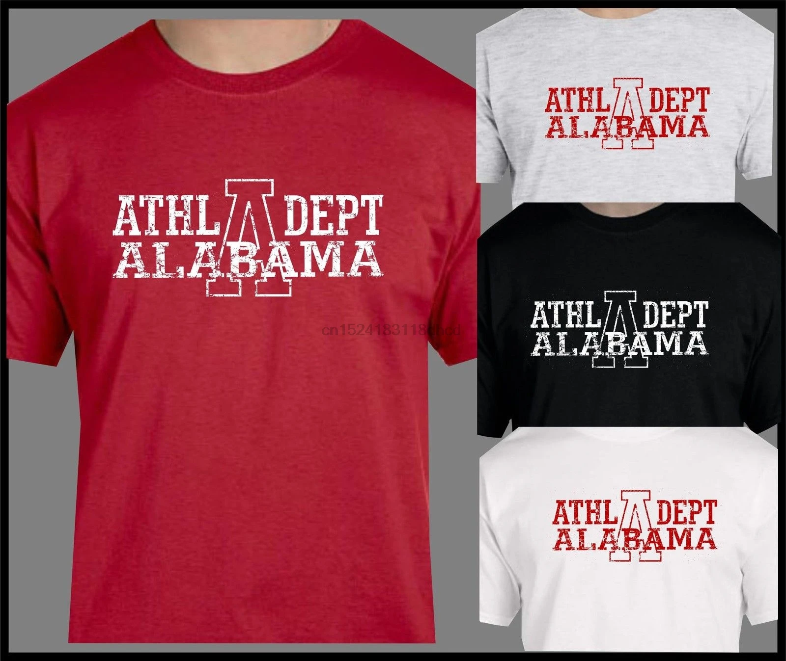 ALABAMA ATHLETIC DEPARTMENT T SHIRT UNIVERSITY SPORTS TEAMS FOOTBALL