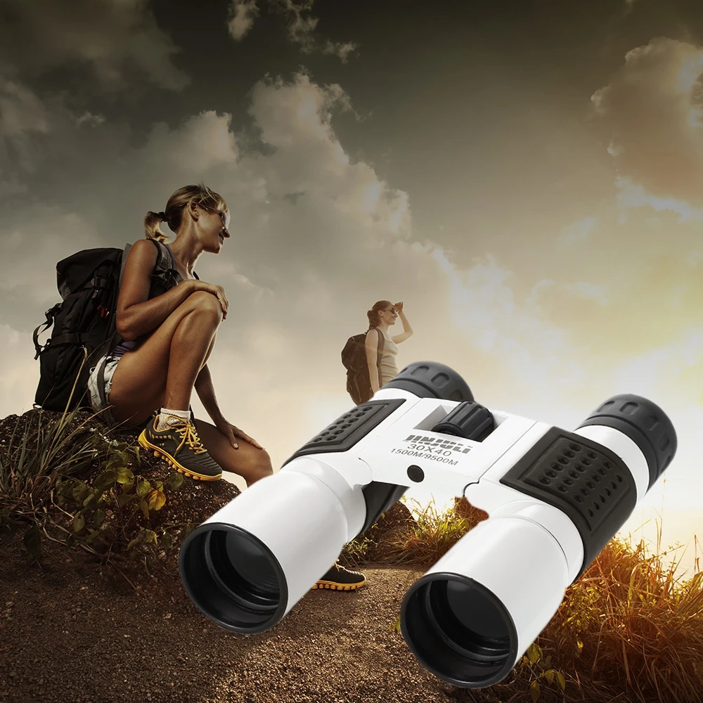 

JINJULI 30X40 1500M / 9500M Folding Outdoor Binocular Fully-coated Roof Prism Telescope