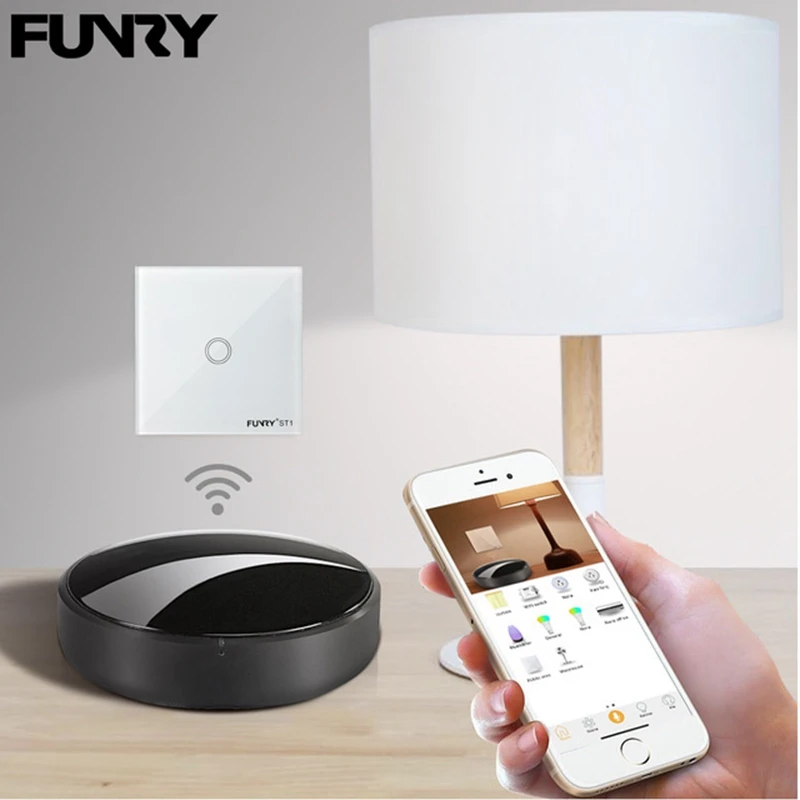 FUNRY wifi APP Switch RC Мини умный беспроводной пульт дистанционного управления Комплект RF 433 МГц 315 МГц wifi умный переключатель домашний Модуль Автоматизации хост