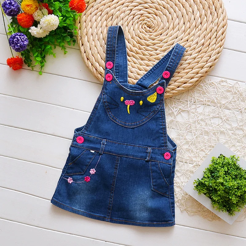 

DIIMUU 2019 Summer Fashion Girls Denim Skirts Toddler Baby Clothing Casual Princess Flowers Printing Shorts Skirts Fit 2-4 Years