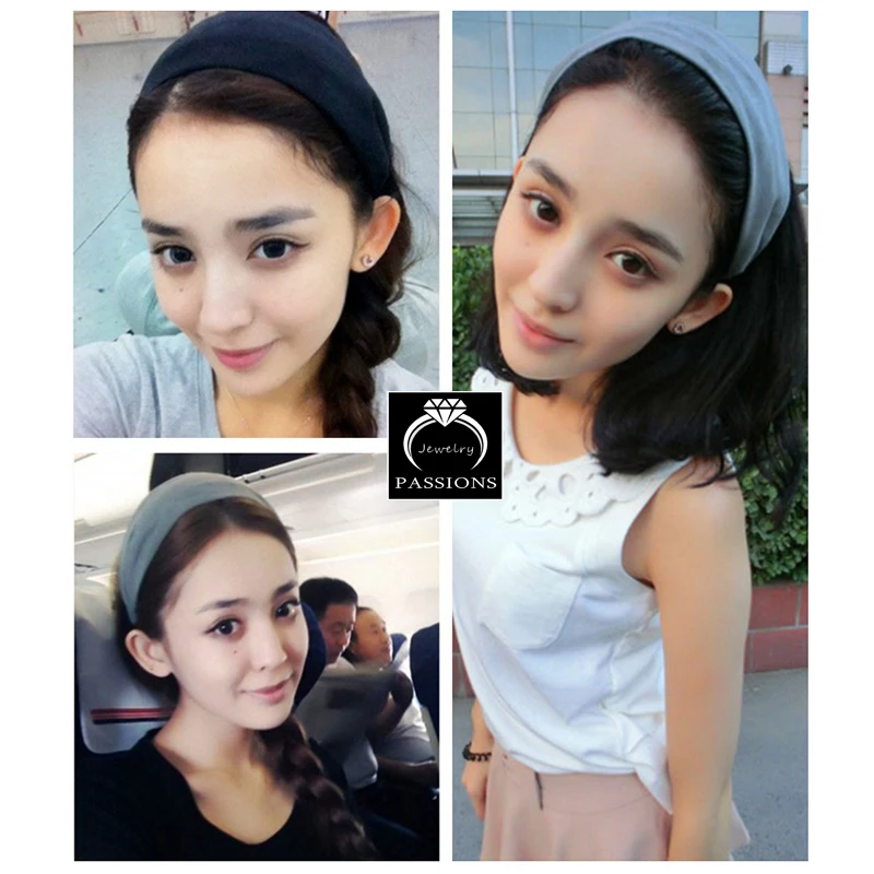 

Fashion Hot Sale New Hair Band High Quality Cashmere Wide Hairband Headband Hair Accessories Headwear For Women&Girl Used