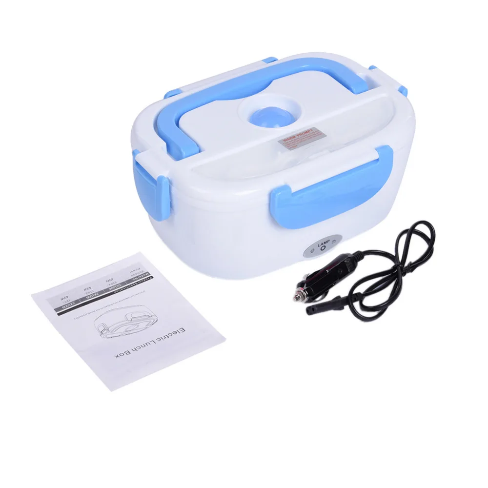 12V Portable Car Plug Heated Lunch Box Electric Lunch Food Warmer Box Car Truck Stove Oven