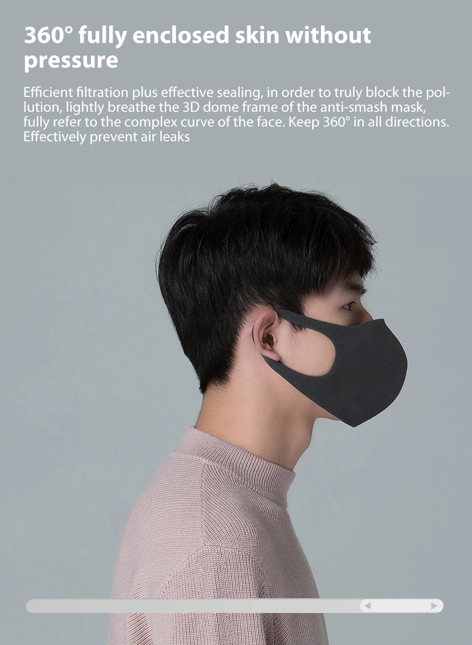 3 шт. Xiaomi SmartMi PM2.5 Haze Mask анти-Дымчатая маска Регулируемая Ушная подвесная 3D дизайн удобный светильник маска для дыхания s m l