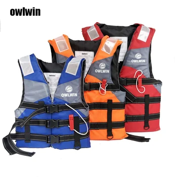 

Owlwin Hot sell life vest Outdoor Professional life jacket Swimwear Swimming jackets Water Sport Survival Dedicated child adult