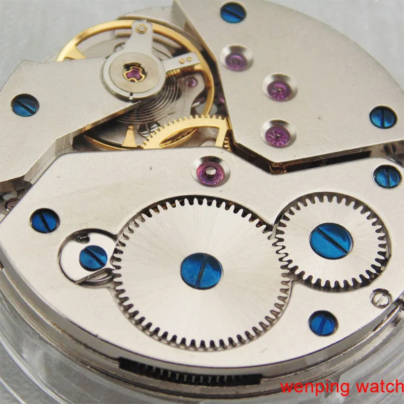Чехол для часов P439 17 Jewels с азиатской ручной обмоткой 6498 классический часовой