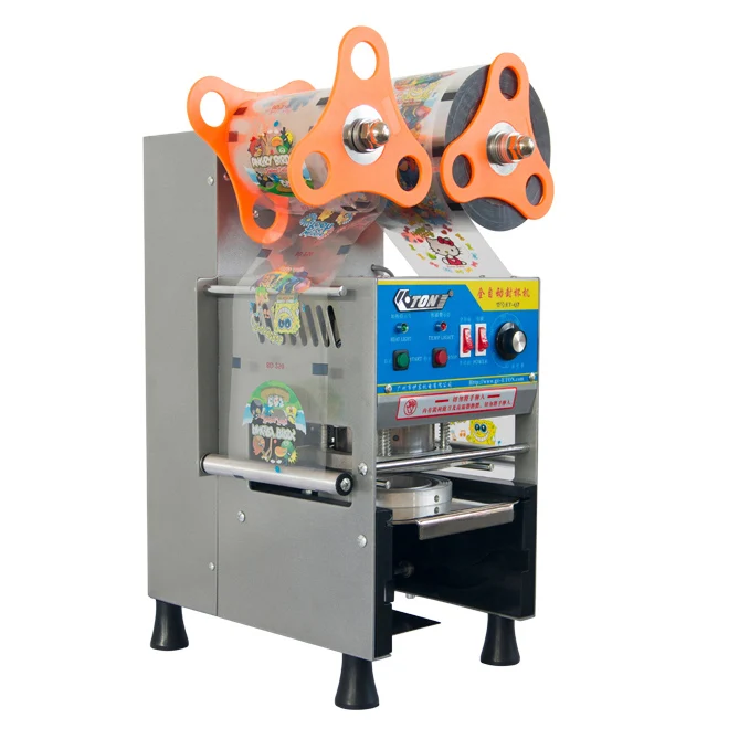 Stainless steel Fully Automatic cup sealing machine cup sealer 95mm