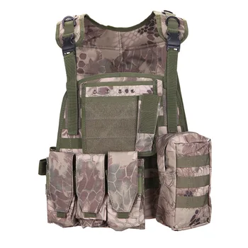 

Tactical Airsoft Vest Unloading Military Molle Vest SWAT Combat Hunt Multi-pocket Jungle Equipment Protection Camouflage Vest