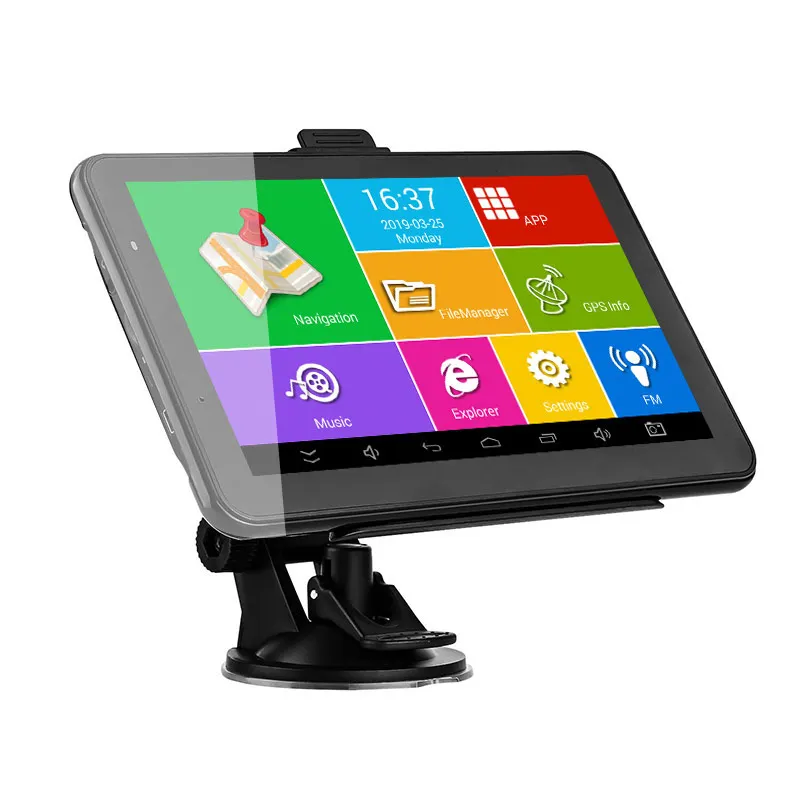  XGODY 7 Inch Car GPS Navigation Android 2 in 1 Tablet PC 16GB WiFi Bluetooth Auto GPS Car Navigator
