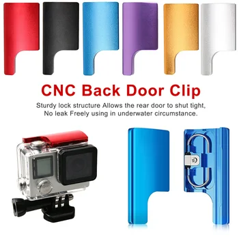 

Waterproof Case Mount Accessory Aluminum Alloy Latch Rear Snap Lock Buckle Clip Camera Protect for GoPro Hero 4 3