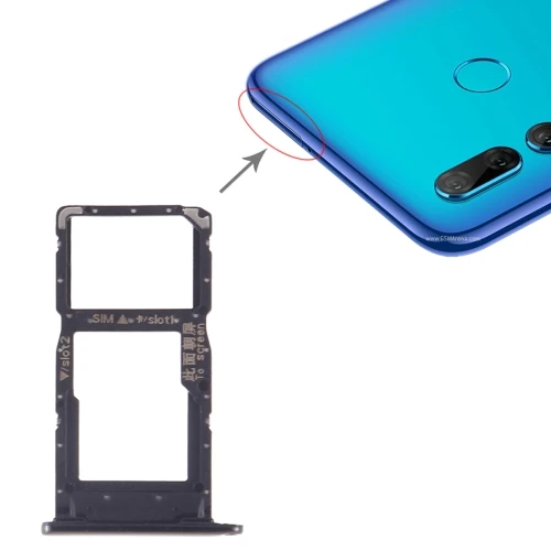 

SIM Card Tray + SIM Card Tray / Micro SD Card Tray for Huawei P Smart+ 2019 (Black)
