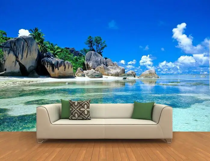 Beach Wall Mural 3d beach wall mural promotion-shop for promotional 3d beach wall Beach Wall Mural 3d beach wall mural promotion-shop for promotional 3d beach wall