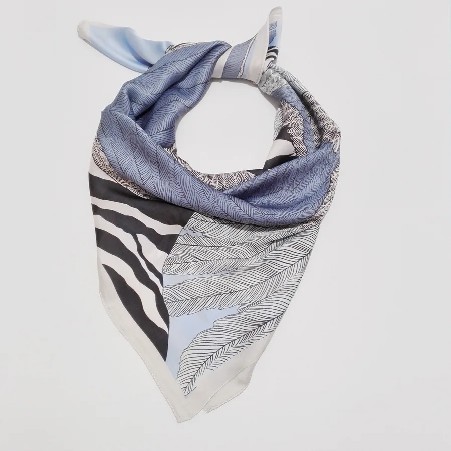 Phertiful Spring Small Square Silk Scarf Women Brand Foulard