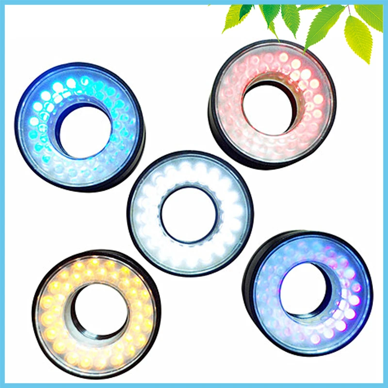 

395~400nm 40 PCS LED Microscope UV Ring Light Purple Color Ring Lamp 110V-240V 28mm Inner Dia.