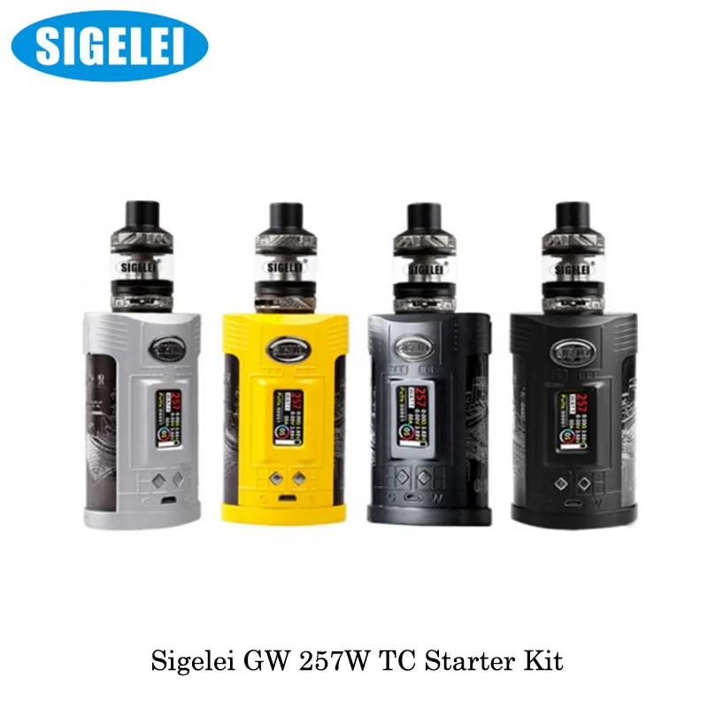Оригинальные сигелеи GW комплект Vape коробка Mod kit 4 5 мл распылитель Контроль