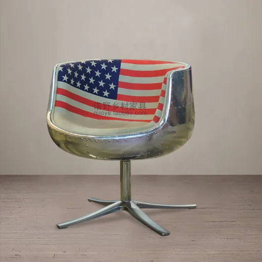 American industrial aviation aluminum furniture office chairs bar