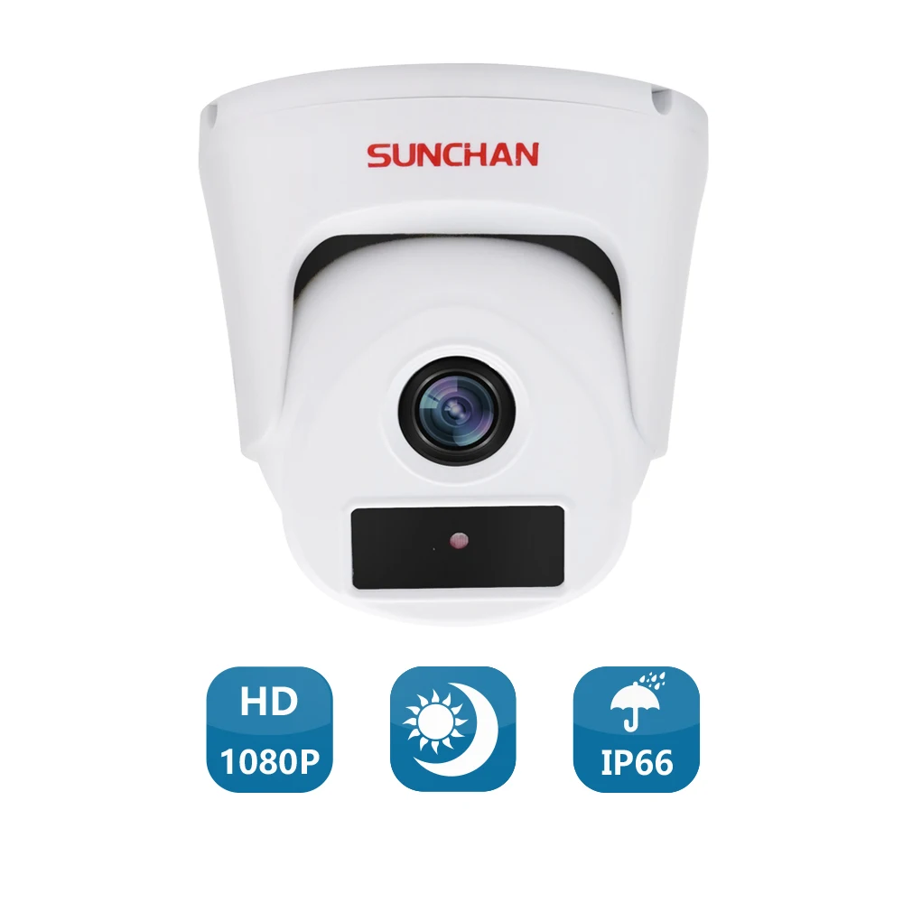 

SUNCHAN 1/3'' Color CMOS 2.0MP AHDH 1080P AHD Camera CCTV IR Cut Filter Camera AHD 1080P Indoor Security Cameras